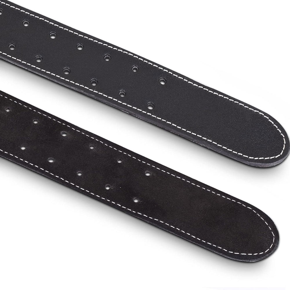 A close view of 9 ply thick polyester fiber thread stitching on Fueri tool belt